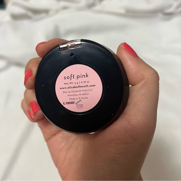 elizabeth mott show me your cheeks blush soft pink Nov sale - Picture 3 of 5